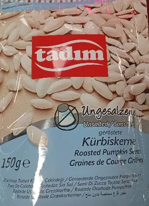 Tadım Roasted Pumpkin Seeds Unsalted 150 g
