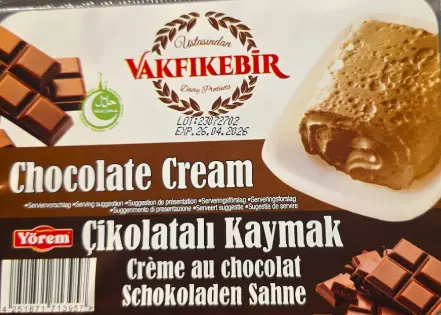 Vakfıkebir Çikolatalı Krema 150 g
