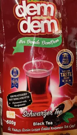 Demdem Black Tea Bergamot Flavoured 500 g