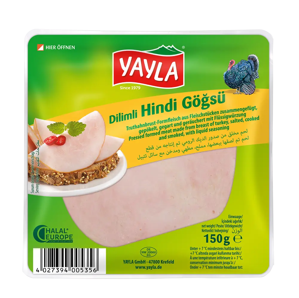 Yayla Sliced Turkey Breast 150 g