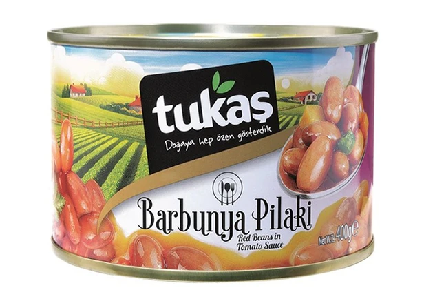 Tukaş Borlotti Beans in Olive Oil 400 g