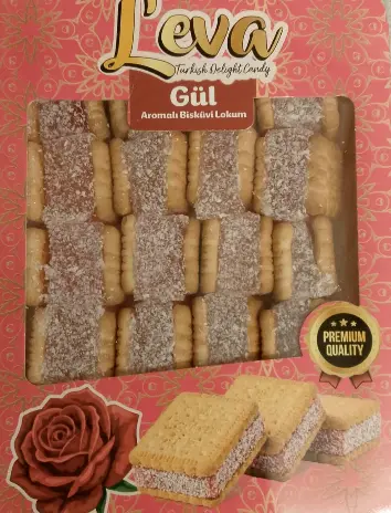 [GSAL1027131094] L’eva Rosenaromatisierte Keks-Lokum 350 g