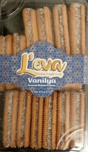 [GSAL1027131098] L’eva Vanilla Flavoured Biscuit Turkish Delight 375 g