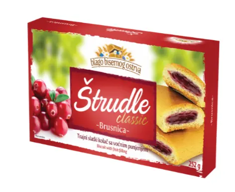 [GSAL102711467] Strudlice Cranberry Flavoured 252 g