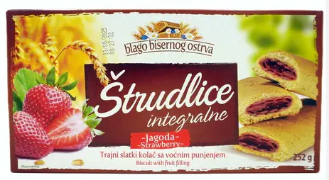[GSAL102711468] Strudlice Strawberry Flavoured 252 g