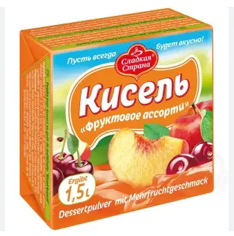 [GSAL102415214] Sladkaya Strana Fruit Assorted Kissel Dessert 225 g