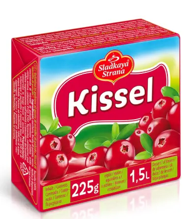 [GSAL102415215] Sladkaya Strana Preiselbeer Kissel Dessert 225 g