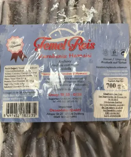 [GSAL102012296] Temel Reis Sardelle aus dem Schwarzen Meer 700 g