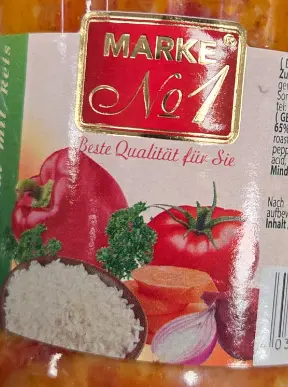 [GSAL1012101483] Marke No.1 Gemüsezubereitung 660 g