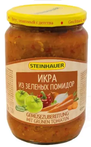 [GSAL1012101501] Steinhauer Gemusezubereitung Mit Grunen Tomaten 720 ml