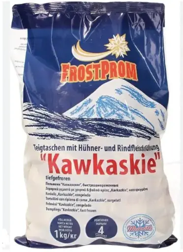 [GSAL102013320] Frostprom Kavkaskie Teigtaschen mit Hühner- und Rindfleischfüllung 1 kg