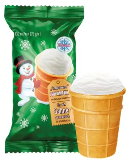 [GSAL102015216] Monolith Cream Ice Cream in Waffle Cup 75 g