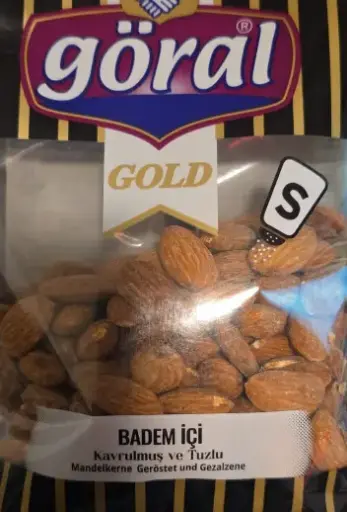 [GSAL102716761] Göral Gold Kavrulmuş & Tuzlu Badem İçi 200 g