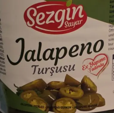 [GSAL1012101676] Sezgin Sayar Jalapeno Peperoni in Salzlake 3000 g