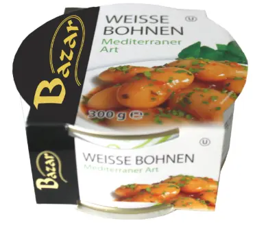 [GSAL1012101432] Bazar White Beans Mediterranean Style 300 g