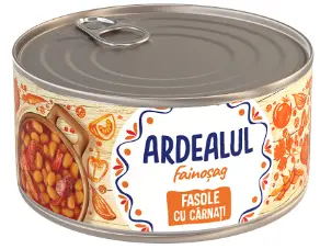 [GSAL1012101434] Ardealul Carnaciori cu Fasole Bean Stew with Smoked Sausages 300 g