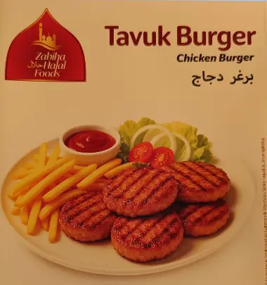 [GSAL102012318] Zabiha Chicken Burger 720 g