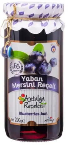[GSAL102410802] Antalya Reçelcisi Yaban Mersini Reçeli 290 g