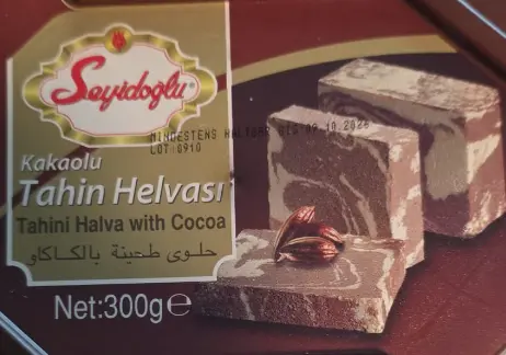 [GSAL1027131217] Seyidoğlu Tahini Halva with Cocoa 300 g