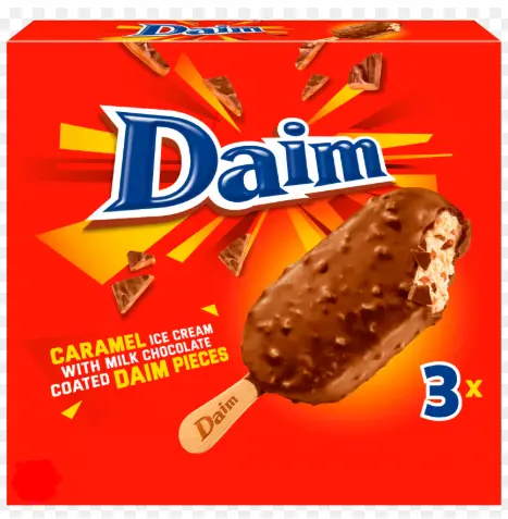 [GSAL102015246] Daim Caramel Ice Cream with Milk Chocolate 3 pcs