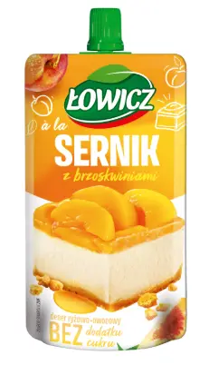[GSAL102415227] Lowicz Şeftalili Cheesecake Tatlı 100 g