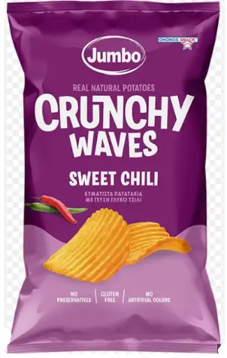 [GSAL102711574] Jumbo Crunchy Waves Sweet Chili Chips 90 g