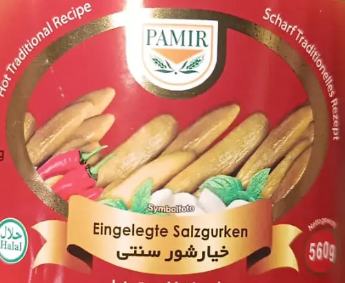 [GSAL1012101721] Pamir Eingelegte Salzgurken 560 g