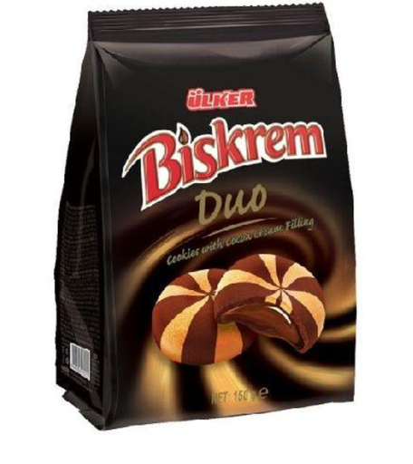 [GSAL102710657] Ülker Biskrem Duo Biscuits Bag 150 g