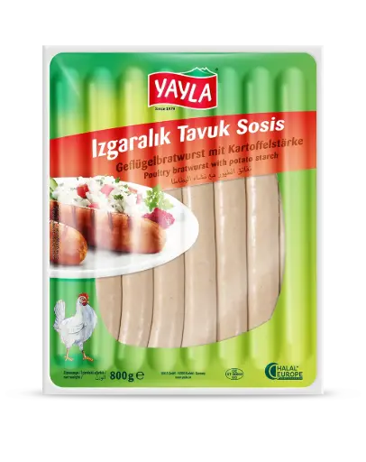 [GSAL102311270] Yayla Hahnchen Bratwurst 800 g