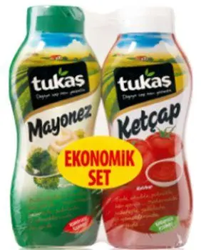 [GSAL102813427] Tukaş Ketchup & Mayonnaise Doppelpack 650 g + 550 g