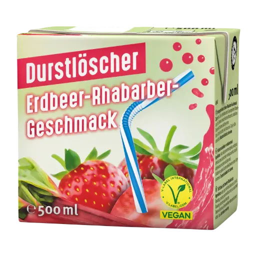 [GSAL101315176] Durstlöscher Erdbeer-Rhabarber 500 ml