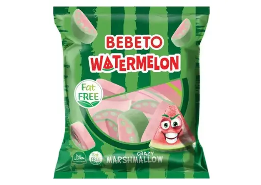 [GSAL102713505] Bebeto Watermelon Crazy Marshmallow 250 g